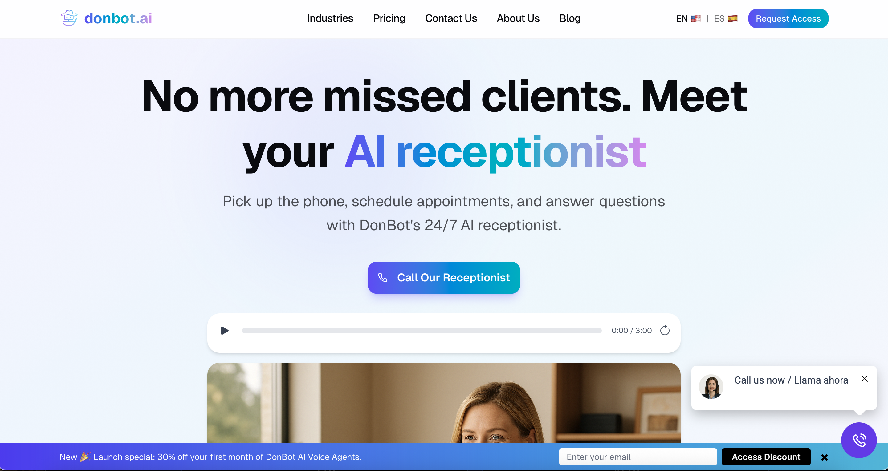Donbot Website image